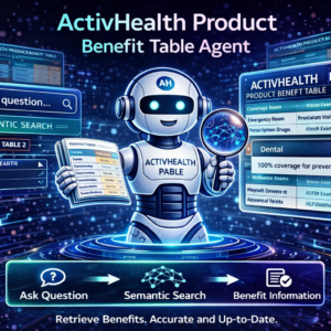 ActivHealth Product Benefit Table Agent