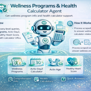 Wellness Programs & Health Calculator Agent